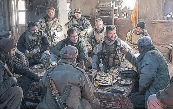  ??  ?? Soldados del norte. El filme recrea y glorifica su accionar en Afganistán.