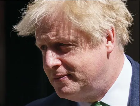  ?? ?? Prime Minister Boris Johnson will not receive any more fines for breaking the rules during the Covid lockdown