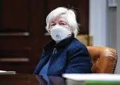  ?? Al Drago / Tribune News Service ?? Treasury Secretary Janet Yellen says variants of the coronaviru­s, such as the highly contagious delta variant, could derail the global economic recovery.