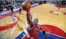  ?? NBAE/Getty Images ?? Michael Jordan’s dunks became part of his legend. Photograph: Nathaniel S Butler/