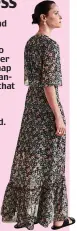  ??  ?? Prairie dress is £49.99, mango.com