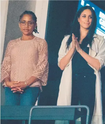  ?? Picture: AFP ?? Doria Ragland will stay with her daughter Meghan Markle at a secret location the night before the big royal wedding later this month