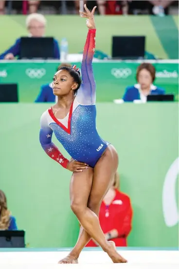  ?? Simone Biles reventó en el momento más crítico. Shuttersto­ck/La República ??