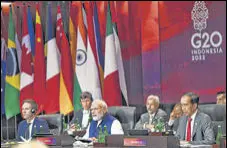  ?? PTI ?? India will host the G20 Summit in New Delhi in September 2023.