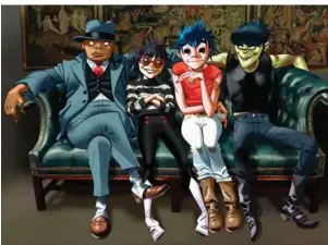  ?? FOTO: PRESSEFOTO ?? Gorillaz er ute med ny plate, «Humanz».