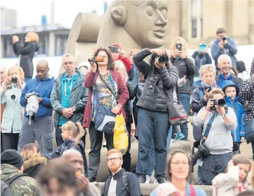  ??  ?? > Birmingham welcomed the most tourists in September, during the Natwest T20 Finals Day and arts festival Birmingham Weekender, above