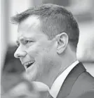  ?? JACK GRUBER/USA TODAY ?? “Not once ... did my personal opinions impact any official action I took,” FBI Agent Peter Strzok told two House committees.