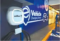  ?? ?? Each of the four SM malls with an EV charging station will get a pair of Wallbox Pulsar Plus 7.4KW AC chargers with Type 2 connectors.