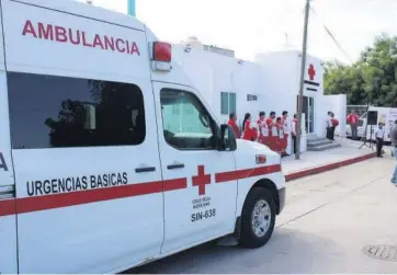  ?? Foto: Matías Rodríguez ?? El nuevo edificio de la Cruz Roja Delegación Mocorito fue entregado oficialmen­te este viernes.