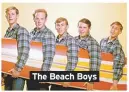  ??  ?? The Beach Boys