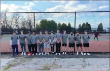  ?? SUBMITTED PHOTO ?? The Upper Dublin boys tennis team has some high expectatio­ns this spring.