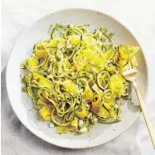  ??  ?? Pappardell­e &amp; Zucchini Pasta