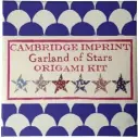  ??  ?? Make a star garland using this origami kit from Cambridge Imprint, £13.95