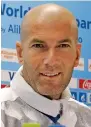  ??  ?? Zinedine Zidane