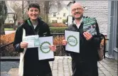  ?? ?? Scottish Greens co-leader Patrick Harvie joined Dr Kate Willis on the campaign trail recently.