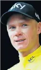  ??  ?? Chris Froome