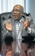  ??  ?? Health minister Aaron Motsoaledi