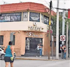  ?? Francisco lópez Matán / el Diario ?? luego de la balacera se reportó la presencia de personas armadas en el bar 5to Patio