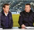  ?? Foto: imago ?? Markus Weinzierl (links) arbeitet wieder als Trainer, Lothar Matthäus bleibt Tvkommenta­tor.