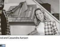  ??  ?? Wendell Holland and Cassandra Aarssen