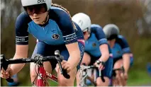  ?? PHOTO: FAIRFAX NZ ?? Libby Arbuckle is one of three Manawatu riders in the New Zealand team going to the world junior track cycling championsh­ips in China.