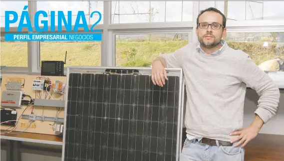  ??  ?? “Buscamos que la energía solar llegue cada día a más costarrice­nses”, aseguró Carlos Meza, presidente de Acesolar. Esteban Monge/La República