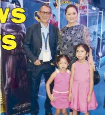  ??  ?? SKY COO March Ventosa with ABS-CBN executive adviser to the chairman, COO and president of ABS-CBN University Charo Santos-Concio and her granddaugh­ters Julia and Talia