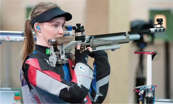  ?? Photograph: SNS ?? Seonaid McIntosh was too excited and nervous to shoot well at Glasgow 2014, but she is much more serious this time around