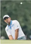  ?? AP PHOTO ?? GOOD APPROACH: Rich Berberian Jr. watches a chip during last month’s PGA Championsh­ip.