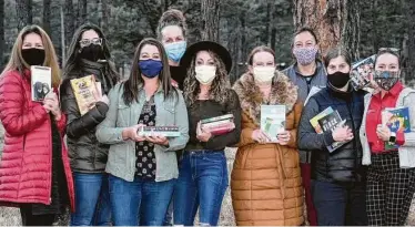  ?? Photo courtesy of Kyle McCombs ?? The Fabulous Ladies Book Club of Ruidoso, N.M., includes from left, Alexandra Bobbit-Born, Gillian Epstein Baudo, Marin Goza, Katherine Marsh, Kaycee Stahl, Keri Rath, Amanda Favis, Elizabeth Smith, Kristi Espinosa. Not pictured: Jennifer Carey and Molly Huey.