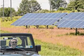  ?? Times Union archives ?? Solar and wind developers say they'll need to get higher prices for their electricit­y in order to remain economical­ly viable.