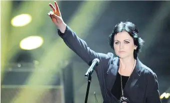  ?? GETTY IMAGES ?? In the End, featuring the late Dolores O’Riordan, will be the Cranberrie­s’ final album.