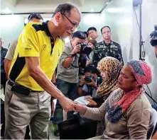  ??  ?? President Aquino in Zamboanga City in southern Philippine­s. (Photo by Michael Rey Baniquet)