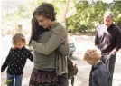  ?? FRANCOIS DUHAMEL ?? Nic Sheff (Timothee Chalamet) hugs stepmom Karen (Maura Tierney) in “Beautiful Boy.”