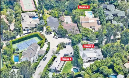  ??  ?? 9021-OH!Adele
now has a massive Beverly Hills compound, buying three homes worth $30 million in the past five years. Located in the exclusive gated community of Hidden Valley, her neighbors include Jennifer Lawrence and Penelope Cruz.