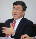  ?? RAFAEL PACHECO ?? El legislador Muñoz dijo que su moción se basa en principios de la OIT.