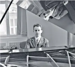  ?? ?? Pollini in 1966: ‘That boy can play the piano better than any of us,’ declared Arthur Rubinstein