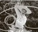  ?? Steve Gonzales / Staff photograph­er ?? The 50th annual Houston Fiestas Patrias Parade in 2018 featured a roping demonstrat­ion.