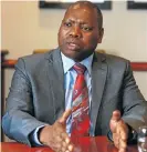  ?? /Sunday Times ?? Huge loss: Co-operative Governance and Traditiona­l Affairs Minister Zweli Mkhize says 14 municipali­ties stand to lose about R1.4bn of their deposits.