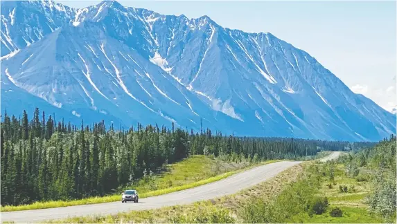  ?? DEBBIE OLSEN ?? The tourism moniker for the Yukon is “Larger than Life.” Take a drive down the Haines Highway and it's clear to see the phrase fits.