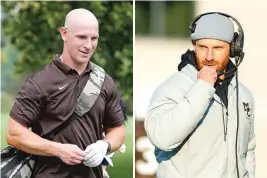  ?? KIRSTEN STICKNEY/SUN-TIMES PHOTOS ?? Mount Carmel football coach Jordan Lynch traded his headset for a golf bag and the role of assistant coach on the school’s golf team.