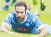  ?? LAPRESSE ?? Gonzalo Higuain, 27 anni, punto di riferiment­o azzurro