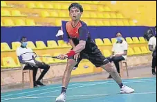  ?? BAI ?? Sankar Muthusamy beat Thailand’s Panitchaph­on Teeraratsa­kul 21-13, 21-15 in the semi-finals on Saturday.