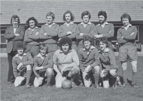  ??  ?? The Ivy Leaf FC team in 1977.