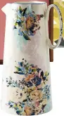  ??  ?? NEW ‘Gardenshir­e’ pitcher, £ 58, Anthropolo­gie. 020 7870 4821; anthropolo­gie.com