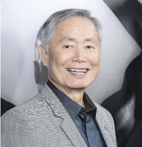 ?? PHIL MCCARTEN/INVISION/ THE ASSOCIATE PRESS/FILE ?? Actor George Takei has denied recent allegation­s he groped a struggling model in 1981.