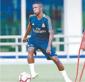  ?? DiVUlgaÇÃO / REal MaDRiD ?? Vinicius Junior já está exibindo suas qualidades no Real Madrid