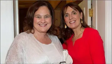  ??  ?? Mary Deery with Ina McComish at the Louth PNN Awards