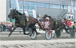  ??  ?? LETT MATCH: Søndag vant Ferrari B.R. igjen. Nå er HKH Kronprins Haakons Pokalløp i Drammen neste start som er planlagt for fireåringe­n.