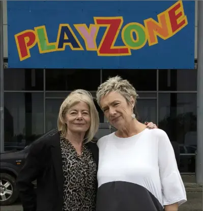  ??  ?? Fiona Ryan and Liz Maloney of Playzone in Clonard.